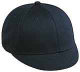 MLB ADULT UMPIRE Hat Cap NAVY Short-Bill Adjustable Velcroe TWILL Official