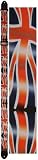 Perri's LPCP-47 Gitarrengurt ""britische Flagge"" (Polyester, ca. 5 cm breit)