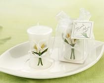 Wedding Favors Calla Lily Candle: Wedding Bridal Shower Favors