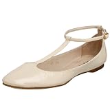 ALL BLACK Women's Endless T-Strap Flat