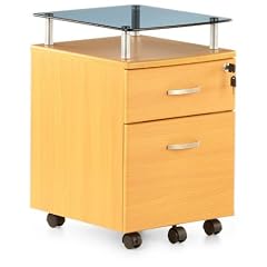 HJH Office/Buerostuhl24 673810 Rollcontainer Ekon Plus buche