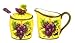 Tuscany Grape Creamer and Sugar Bowl Set