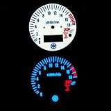 1999-2001 YAMAHA YZF R6 YZFR6 WHITE FACE GLOW GAUGES