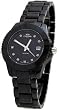 Oniss #ON8205-L1 Women's Diamond Marker Black Ceramic Watch