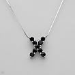 Necklace With 3.15ctw Genuine Sapphires Well Made in 925 Sterling silver. Total item weight 5.0g Length 16in