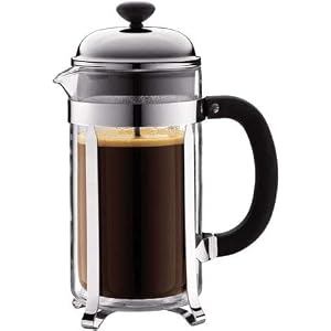 Bistro Double-Wall 30-Ounce Pour-Over Drip Coffee Maker with Gold Filter by Bodum