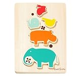 Dwellstudio Wooden Puzzle, Stacked Animals