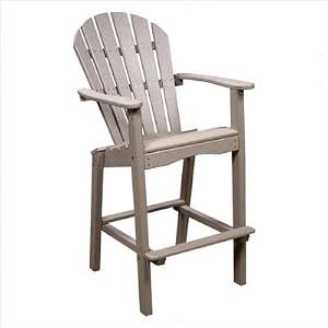 Lifestyle Poly Resin 26 High Dining Chair Finish: Black