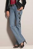 metrostyle Metro Blues Flocked Jeans
