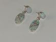 Navajo Indian Jewelry Opal Earrings - ER-0014