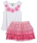 Amy Byer Girls 2-6x Fairytale Glitter Skirt,Pink,3