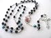 Italian Faceted Crystal Beads Traditional Saint St Michael the Archangel Rosary