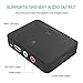 Bluetooth Audio Receiver, Oittm NFC Enabled Bluetooth 3.0 Wireless Audio Adapter 3.5mm/ RCA Stereo Output for Home Music Streaming Sound System Compatible with iPhone, Samsung and Other iOS Android Smartphones (black)