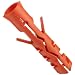 Nylon 6/6 Anchor, 2-3/8" Length, 3/4" Threads, Pack Of 25