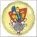 The Simpsons balloon, family picture