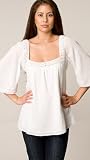 Joie White Gauze Top