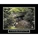 (22x28) Communicate Bridge over River Motivational Poster Print