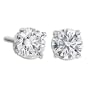 1.05 CT COLORLESS DIAMOND STUD EARRINGS WHITE GOLD