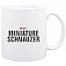 Mug White " I love my Miniature Schnauzer " Dogs