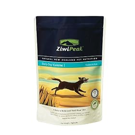 ZiwiPeak 'Daily-Dog' Cuisine, Air-Dried New Zealand Dog Food - Venison and Fish - 2.2 lb Pouch by ZiwiPeak