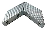 WAKI ユニクロ 特厚金折隅金 10個入 60mmx60mmx16mm