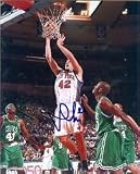 David Lee autographed 8x10 Photo (New York Knicks)