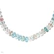 Necklace With 55.00ctw Genuine Aquamarines Made of 18K Yellow Gold. Total item weight 11.5g Length 18in