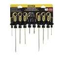 Stanley 60-100 10-Piece Standard Fluted Screwdriver Set