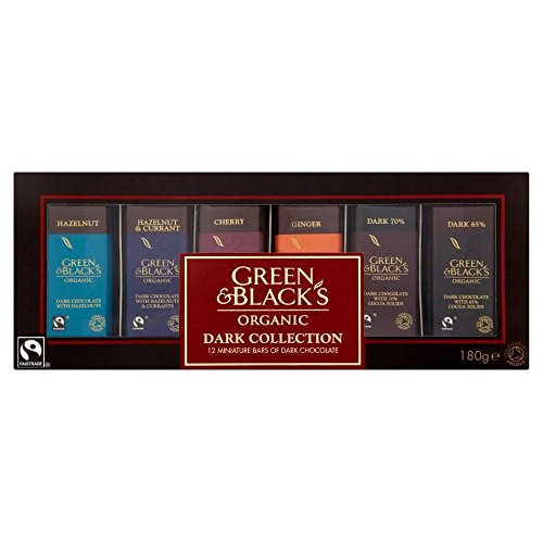 Green & Black's Organic Dark Miniature Bars Collection (12 per pack - 180g) Green & Black's Organic Dark Miniature Bars Collection (12 per pack - 180g)