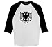 Albania Eagle - Raglan 3/4 Sleeve T-Shirt
