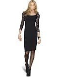 Newport News Jersey Dress Romanced with Lace Sleeves