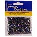 10/0 Seed Beads, 2 Cut Rainbow, Black, 20 Gram Pkg