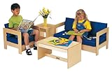 Thriftykydz Blue Living Room Set - 4 Piece - School & Play Furniture