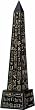 Obelisk Incense Smoke Stack - Cold Cast Resin - 8.25" Height