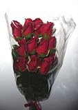 from JustArtificial Artificial Silk Dozen Roses Single Stem - 56cm, Red, Dozen Roses