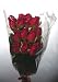 Artificial Silk Dozen Roses Single Stem - 56cm, Re