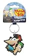 Phineas and Ferb Laser Cut Rubber Keychain