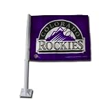 Colorado Rockies Car Flag
