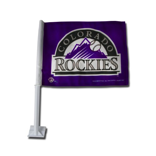 Colorado Rockies Car Flag