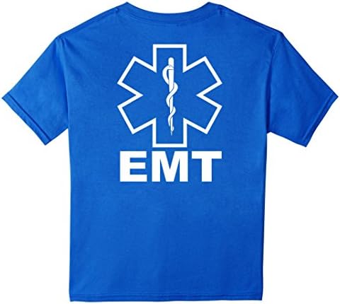 EMT Shirt - Front & Back Design - Kids 6 - Royal Blue