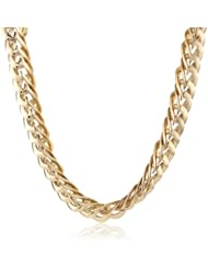 Signature 1928 "1928 Signature Gold" Gold-Tone Link Collar Chain Necklace, 18"
