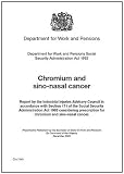 Chromium and sino-nasal cancer : report by the Industrial Injuries Advisory Council in accordance with Section 171 of the Social Security Administration Act 1992 considering prescription for chromium 
