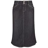 Avenue Plus Size Refined Denim Skirt 