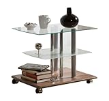 Ambientehome 52246 Beistellwagen auf Rollen, T/B/H 42x57x48 cm