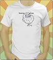 Internet Meme T-Shirt: Forever Alone (Wei&szlig;) Gr&ouml;&szlig;e L