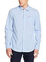 Napapijri Camisa Hombre (Azul Claro)
