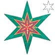 Accuquilt Go 6 Point Star 9" Sarah Vedeler Cutting Die