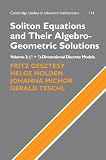 Soliton Equations and Their Algebro-Geometric Solutions: Volume 2, (1+1)-Dimensional Discrete Models (Cambridge Studies in Advanced Mathematics)