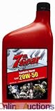 7th Gear -Four Stroke - 20w50 Synthetic Blend Motor Oil - 1 Full Case = 12 Quarts