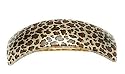 France Luxe Rectangle Volume Barrette - Wild Cat
